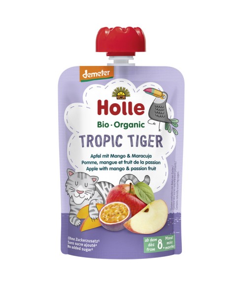 Tropic Tiger - Pouchy Apfel-Mango-Maracuja DEMETER, 90g