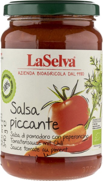 Salsa piccante - Tomatensauce leicht pikant, 340g
