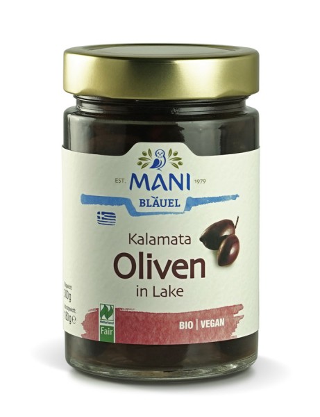 Oliven Kalamata in Lake NaturlandFair, 300g