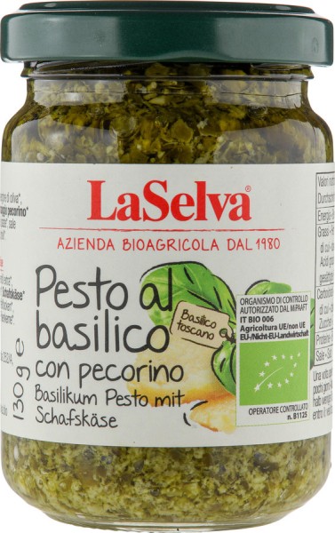 Pesto basilico - mit Pecorino, 130g