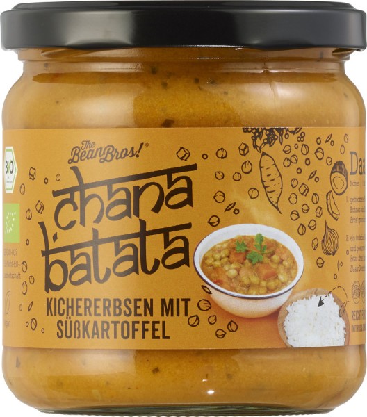 Chana Batata - Süßkartoffelcurry mit Kichererbsen, 380g