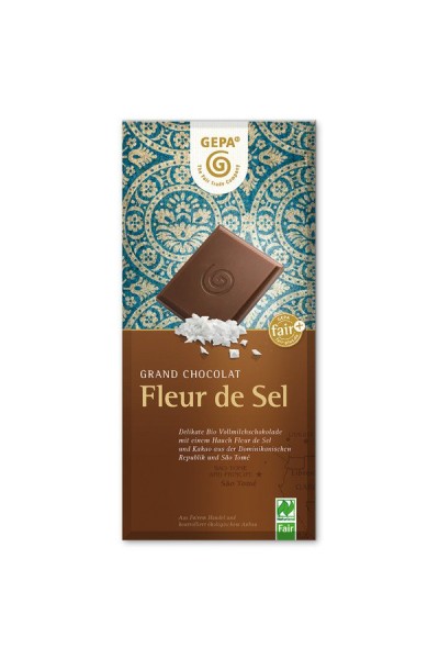 Grand Chocolat Fleur de Sel FairTrade, 100g