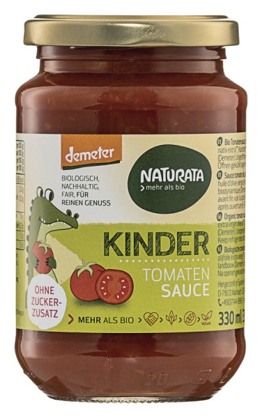 Kinder-Tomatensauce DEMETER, 330ml