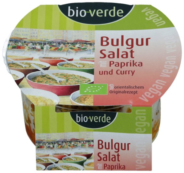 Bulgur-Salat mit Paprika & Curry vegan, 125g