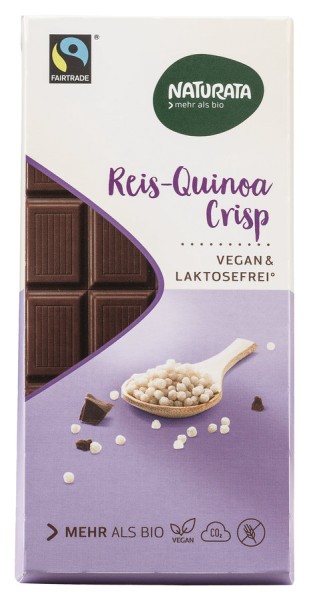 Reis-Quinoa-Crisp laktosefrei vegan, 100g