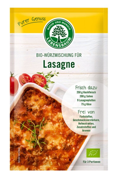 Würzmischung für Lasagne - Portionsbeutel, 45g