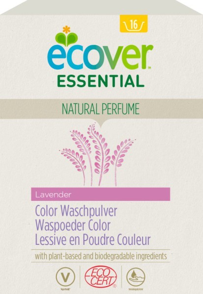 ESSENTIALS Color-Waschpulver Lavendel, 1,2kg