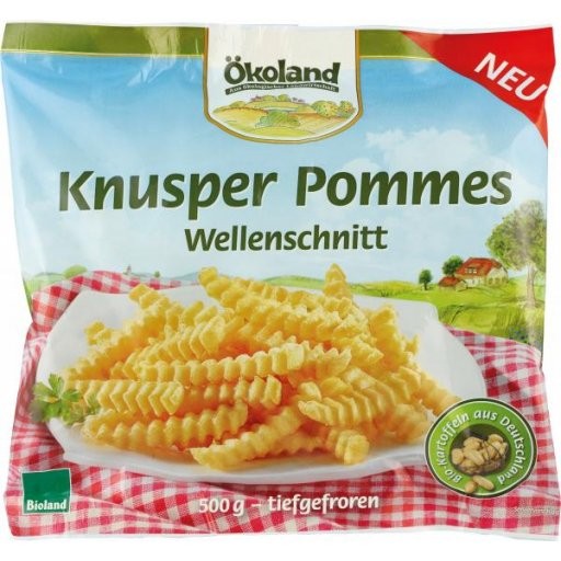 TK-Pommes Frites Wellenschnitt BIOLAND, 500g