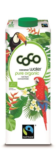 Kokoswasser pur FairTrade, 1,0l