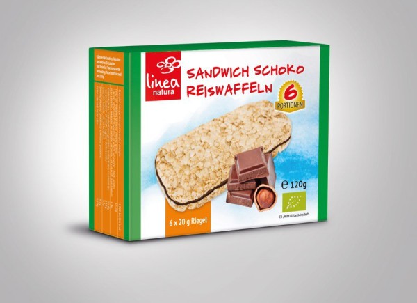 Sandwich Schoko Reiswaffeln, 120g