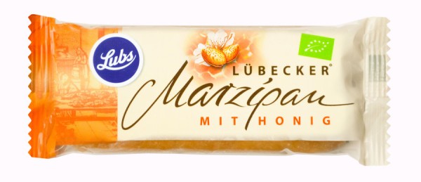 Lübecker Honigmarzipan ohne Überzug, 100g