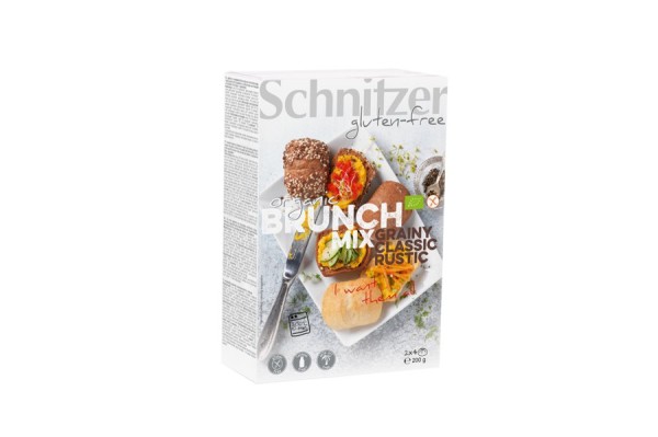 Aufbackbrötchen Brunch-Mix glutenfrei 3 Sorten, 200g