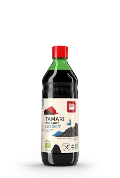Tamari 25% salzreduziert glutenfrei, 500ml