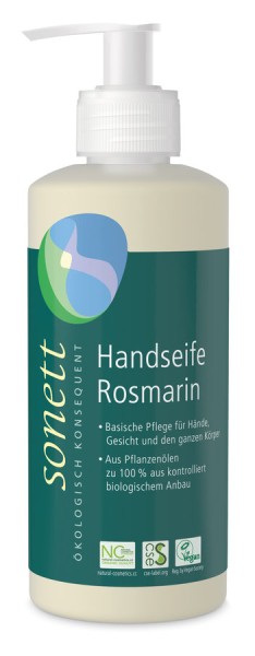 Handseife Rosmarin - Spender, 300ml
