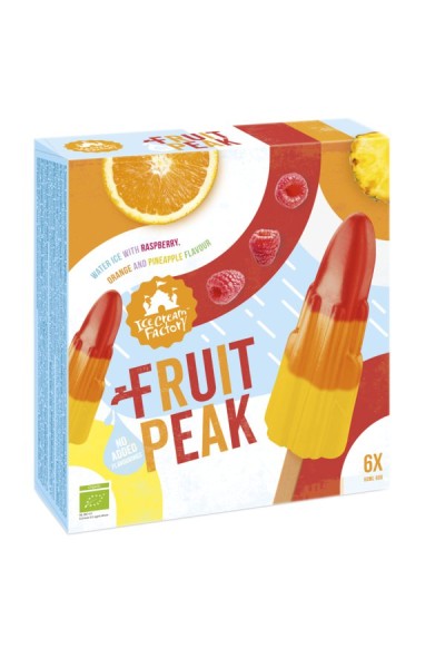Stieleis Fruit Peak - Multipack vegan, 6x60ml
