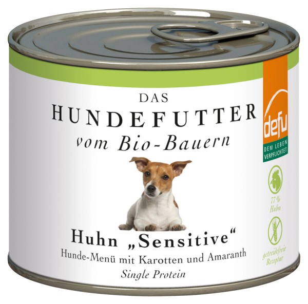 Hundefutter Huhn sensitiv - Dose, 200g