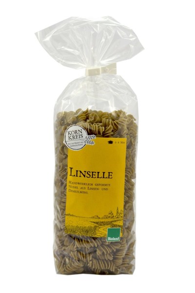 Dinkel-Linsen-Nudel Linselle BIOLAND, 350g | Bio für alle Onlinehandel