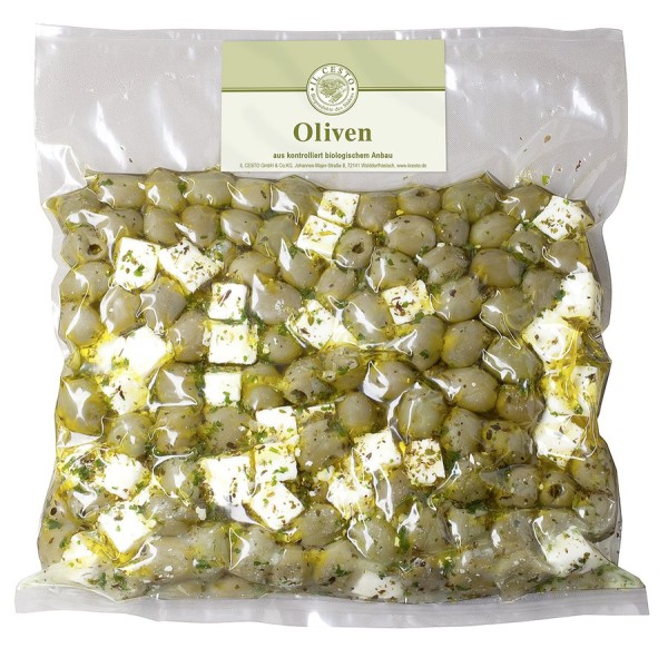 Feta-Oliven-Mix mariniert 43% - Grossgebinde, kg