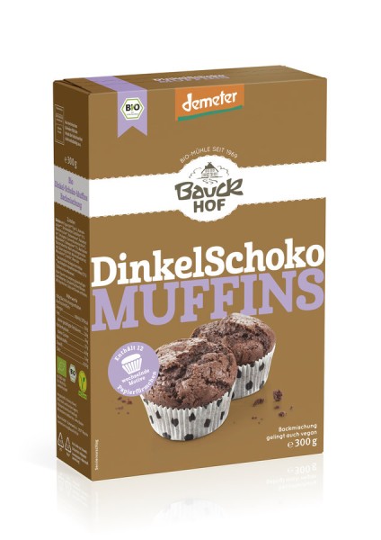 Backmischung Dinkel-Muffins Schoko DEMETER, 300g