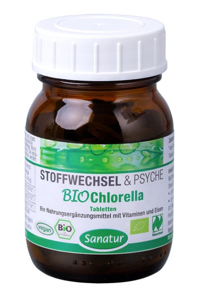 Chlorella 400mg - Tabletten, 100Stück