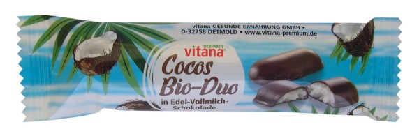 Kokosriegel in Vollmilchschokolade, 40g