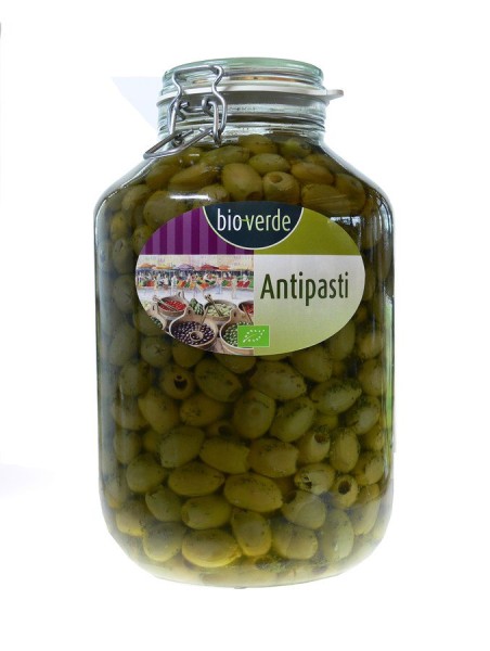 Oliven grün entsteint in Öl - Grossgebinde, 4,55kg