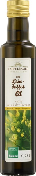 Leindotteröl nativ aus Bayern BIOLAND, 250ml