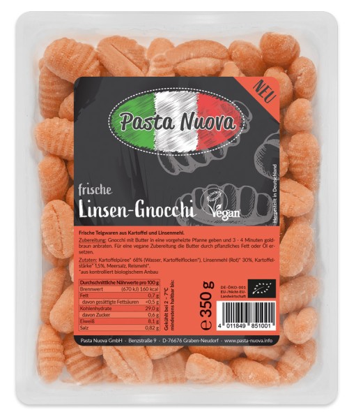 Frische Linsen-Gnocchi, 350g