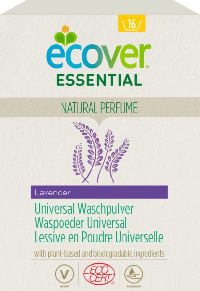 ESSENTIALS Universal-Waschpulver Lavendel, 1,2kg