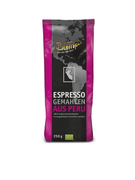 Espresso Peru NATURLAND gemahlen, 250g
