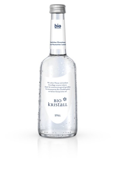 Mineralwasser Biokristall still - Gastroflasche, 0,33l