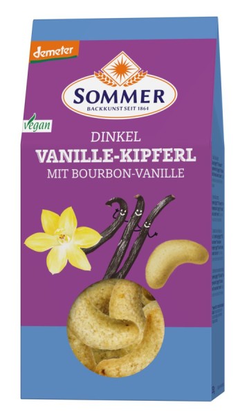 Dinkel-Vanillekipferl DEMETER, 150g