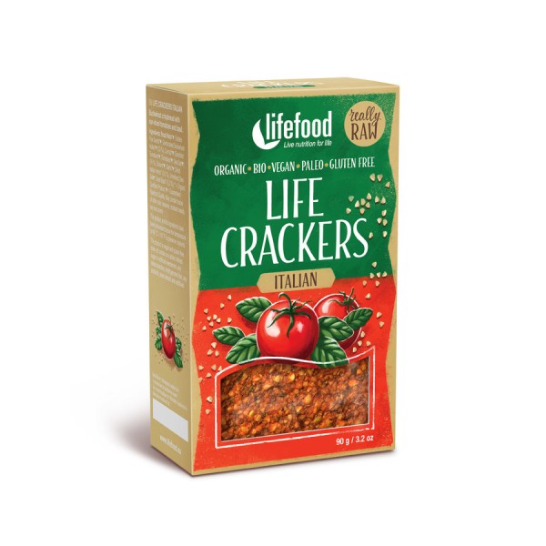 Life Crackers italienisch glutenfrei vegan, 90g