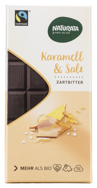 Chocolat Halbbitter Caramel-Sel, 100g