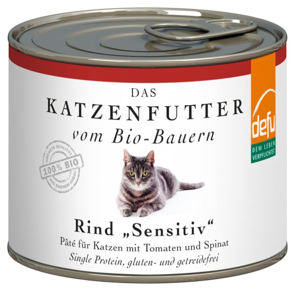 Katzenfutter Rind sensitiv - Dose, 200g