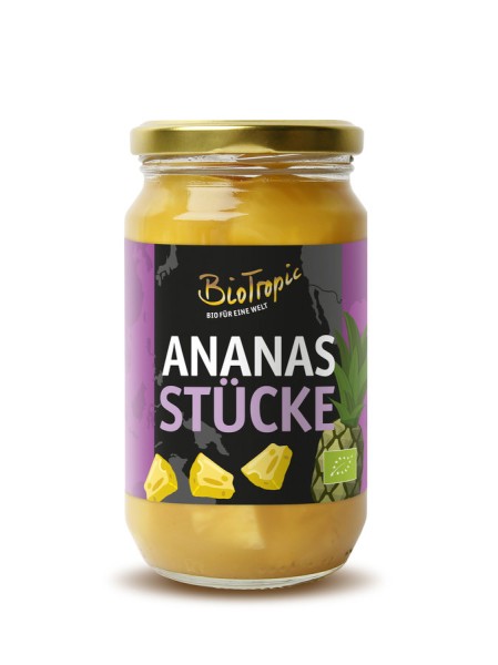 Ananasstücke in Ananassaft, 370ml