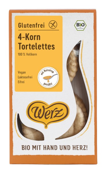 4-Korn-Vollkorn-Tortelettes glutenfrei 6St, 6Stück