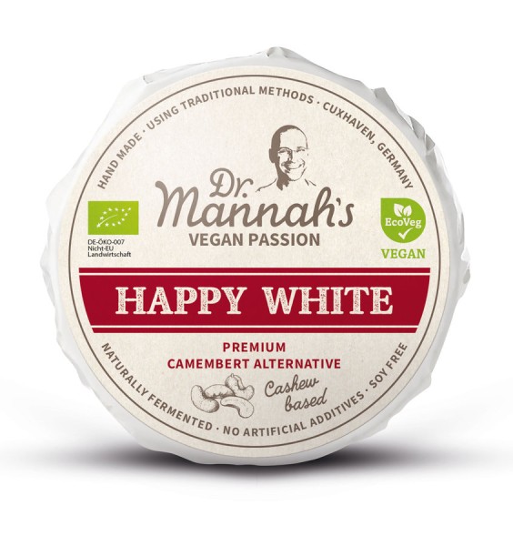 Happy White Camembert-Alternative vegan, 100g