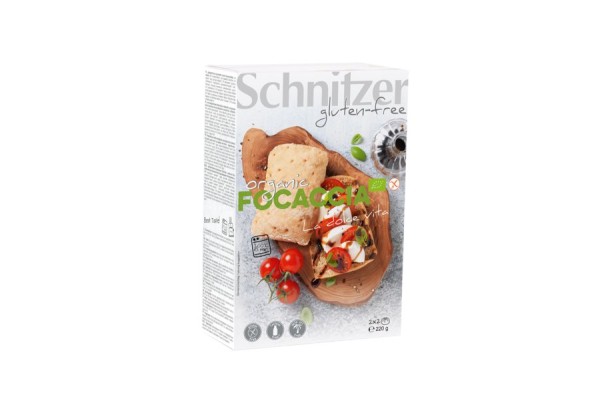 Aufback Focaccia mit Kräutern glutenfrei 2St, 220g