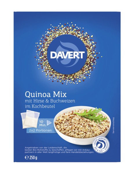 Quinoa Mix mit Hirse & Buchweizen - Kochbeutel, 250g