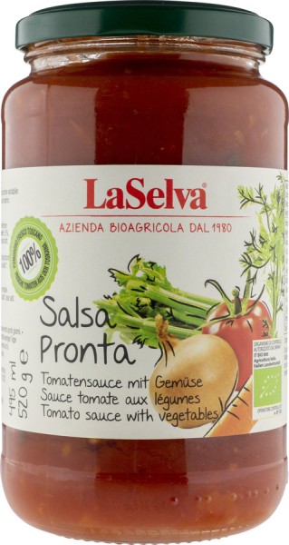 Salsa pronta - Tomatensauce mit Gemüse, 520g