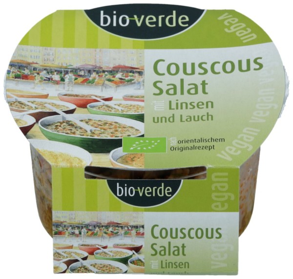 Couscous-Salat mit Linsen & Lauch vegan, 125g