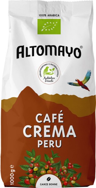 Café Crema 100% Arabica ganze Bohne, kg