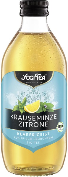 YOGI TEA Krauseminze-Zitrone mit Pfefferminze, 0,33l