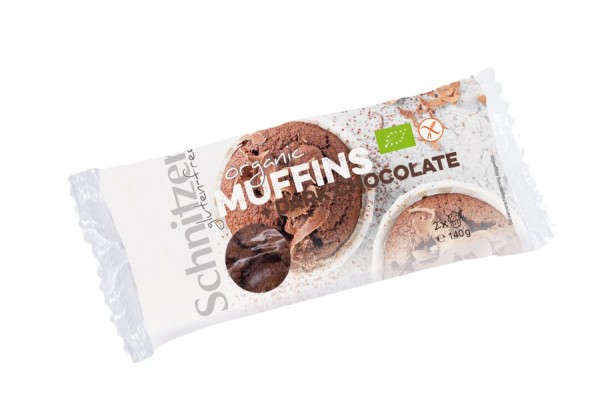Muffins Dark Chocolate glutenfrei 2St, 140g