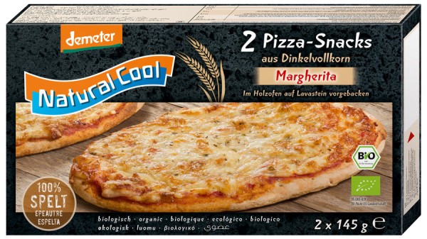 TK-Pizza-Snacks Dinkelvollkorn Margherita 2St, 2x145g
