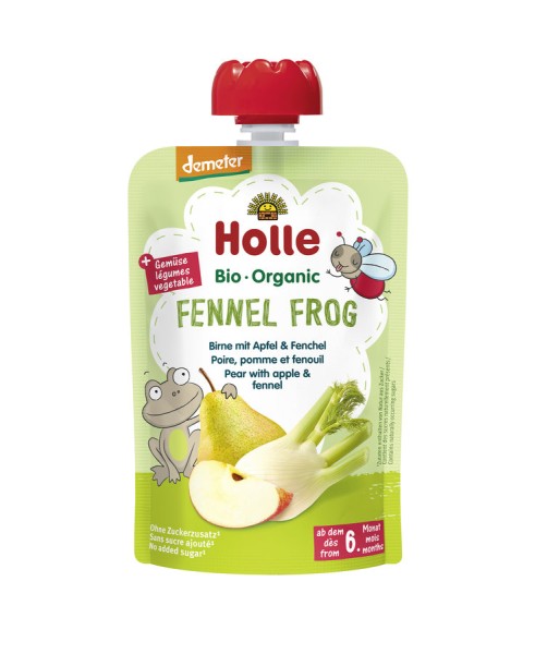 Fennel Frog Birne-Apfel-Fenchel DEMETER - Pouchy, 90g