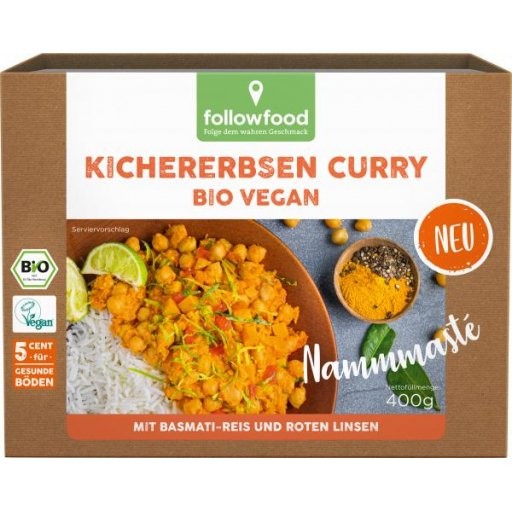 TK-Kichererbsen-Curry mit Basmati-Reis vegan, 400g