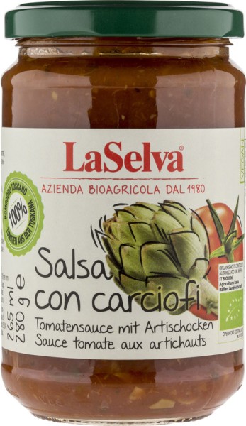 Salsa con Carciofi - Tomatensauce mit Artischocken, 280g