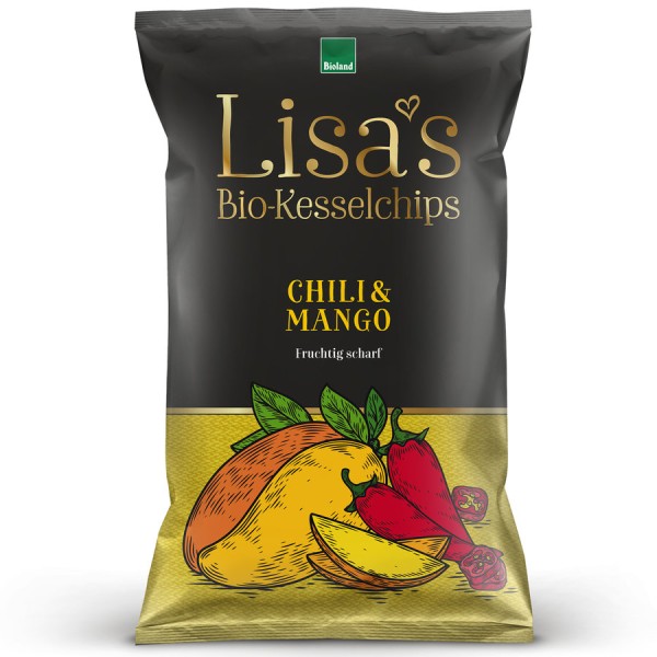Lisaïs Kesselchips Chili und Mango, 125g